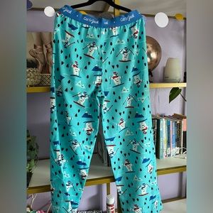 Boys Yeti Pajama Pants Size L